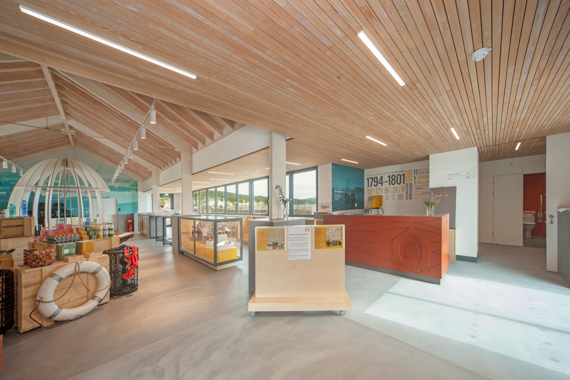Reel interior eggshed